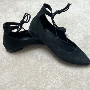 Brand New Ecco lace up flats